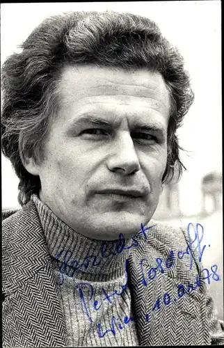 Ak Schauspieler Peter Woldorff, Portrait, Autogramm