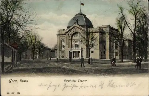 Ak Gera in Thüringen, Fürstliches Theater