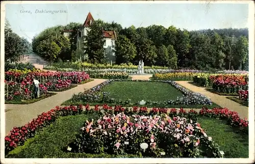 Ak Gera in Thüringen, Daliengarten