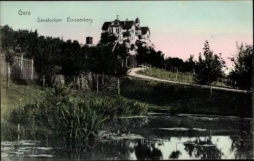 Ak Ernsee Gera in Thüringen, Sanatorium Ernseerberg
