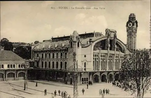 Postleitzahl Rouen Seine-Maritime, Neuer Bahnhof, Rue Verte