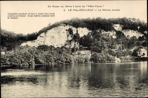 Ak Rouen Seine-Maritime, Das Spukhaus, Le Val des Leux