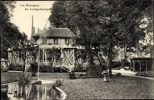 Ak Paris XVI, Bois de Boulogne, La Bicoque de Longchamps, 2 Route du Bord de l’Eau