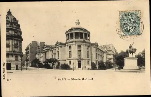 Ak Paris XVI Passy, Musée Guimet