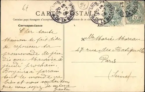 Ak Val de Marne, Daumesnil-See, Eislaufen