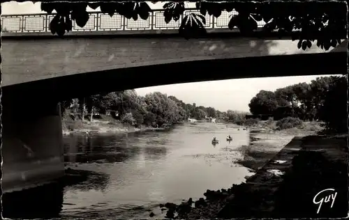 Ak Chelles Seine et Marne, Marne, Pont de Gournay