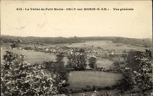 Ak Orly sur Morin Seine et Marne, Panorama