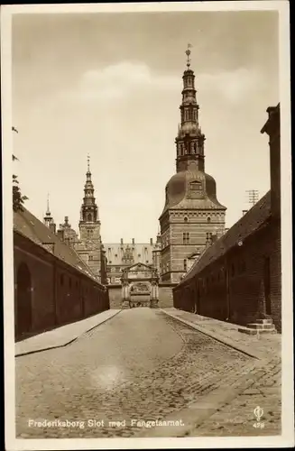 Ak Hillerød Hilleröd Dänemark, Frederiksborg Slot mit Fangetaarnet