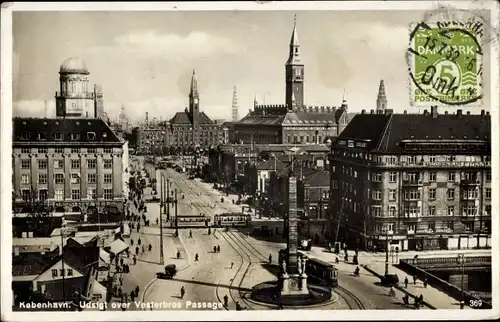 Ak Kjøbenhavn København Kopenhagen Dänemark, Stadtübersicht