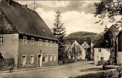 Ak Geising Altenberg Osterzgebirge, Hauptstraße