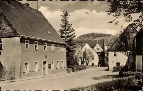 Ak Geising Altenberg Osterzgebirge, Hauptstraße