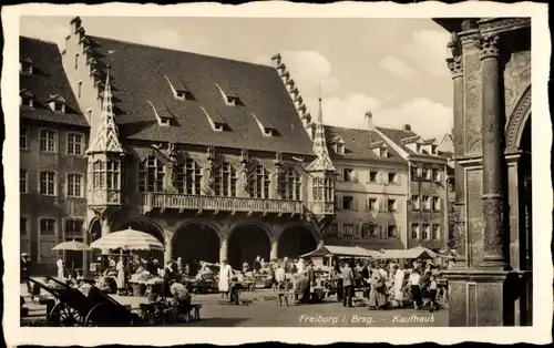 Ak Freiburg im Breisgau, Kaufhaus, Markt