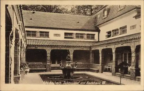 Ak Bad Nauheim in Hessen, Schmuckhof, Badehaus VII.