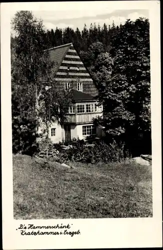 Ak Kratzhammer Altenberg im Erzgebirge, De Hammerschänk