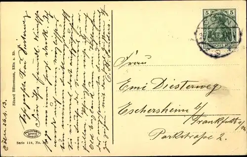 Ak Köln am Rhein, Straßenpartie, Am Rothenberg