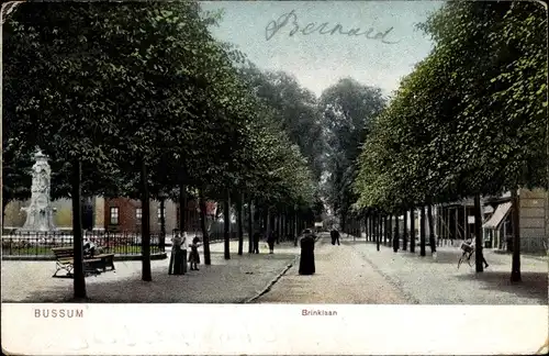 Ak Bussum Nordholland Niederlande, Brinklaan