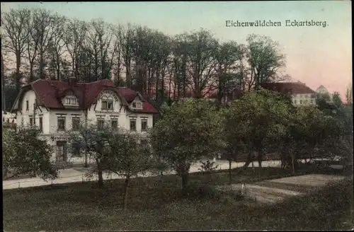 Ak Zittau in Sachsen, Eichenwäldchen Eckartsberg