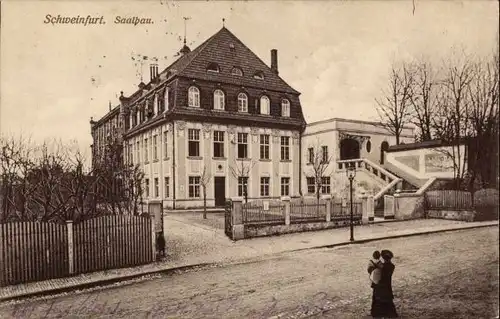 Ak Schweinfurt in Unterfranken Bayern, Saalbau