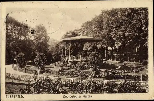 Ak Elberfeld Wuppertal, Zoologischer Garten, Pavillon