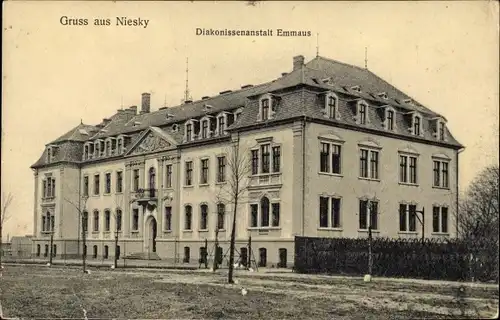 Ak Niesky in der Oberlausitz, Diakonissenanstalt Emmaus