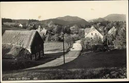 Foto Ak Hayn Hain Oybin Oberlausitz, Teilansicht