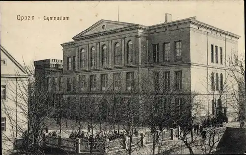 Ak Opole Oppeln Schlesien, Gymnasium