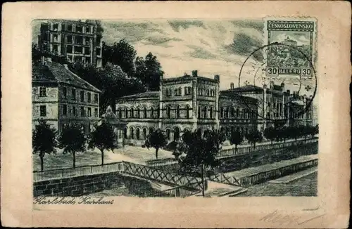 Ak Karlovy Vary Karlsbad Stadt, Kurhaus