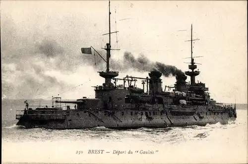 Ak Französisches Kriegsschiff, Gaulois