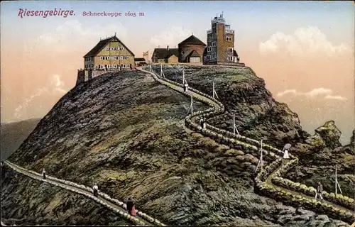 Ak Malá Úpa Kleinaupa Riesengebirge Region Königgrätz, Schneekoppe