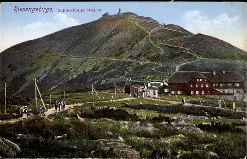 Ak Malá Úpa Kleinaupa Riesengebirge Region Königgrätz, Schneekoppe