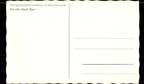 Ak Cheb Eger Region Karlsbad, Teilansicht, Kirche