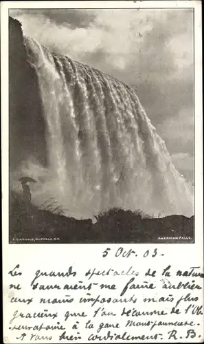 Ak New York USA, American Falls