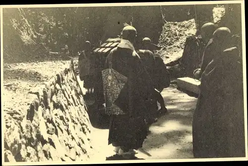 Foto Japan, Sänfte mit Hohem Priester