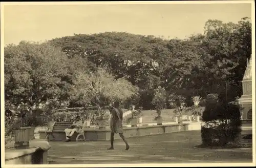 Foto Colombo Ceylon Sri Lanka, Parkpartie