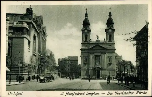 Ak Budapest Ungarn, Die Josefstädter Kirche