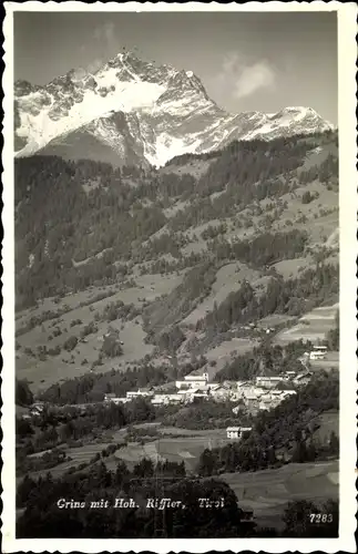 Ak Grins in Tirol, Panorama, Hoher Riffler