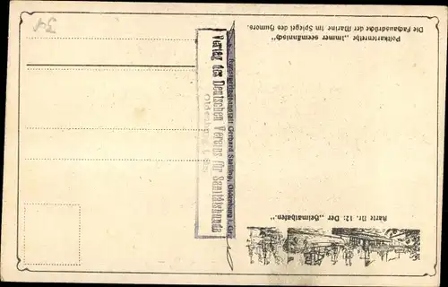 Ak Der Heimathafen, Kaiserlicher Marine Soldat kehrt zurück