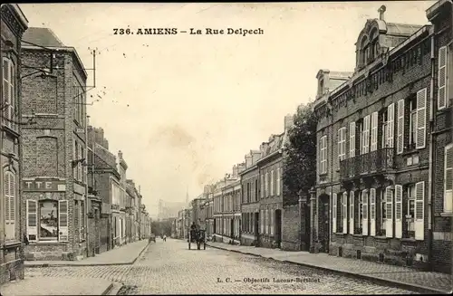Ak Amiens Somme, Rue Delpech