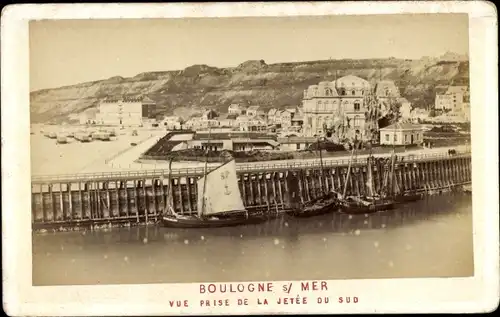 Foto Boulogne sur Mer Pas de Calais, Anlegestelle, Teilansicht