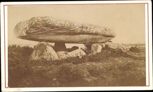 Foto Locmariaquer Morbihan, Dolmen, Table des Marchand