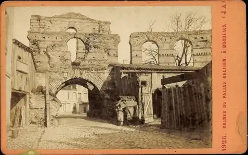 Foto Bordeaux Gironde, Ruinen von Pallas Gallieni