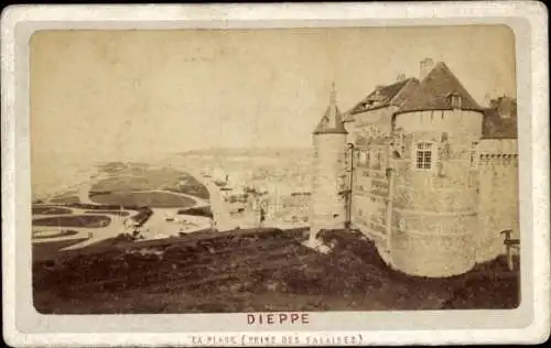 Foto Dieppe Seine Maritime, Strand, Falaises, Schloss