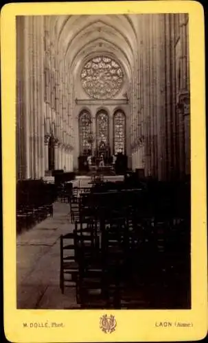 Foto Laon Aisne, Kathedrale, Innenansicht