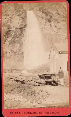 Foto Vernayaz Kt. Wallis Schweiz, Pissevache Wasserfall