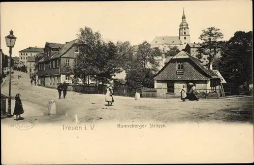 Ak Treuen im Vogtland, Ronneberger Straße