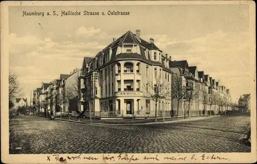 Ak Naumburg an der Saale, Hallische Straße, Oststraße