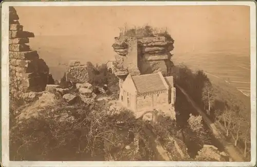 Kabinett Foto Ruine bei Saverne Zabern Elsass Bas Rhin