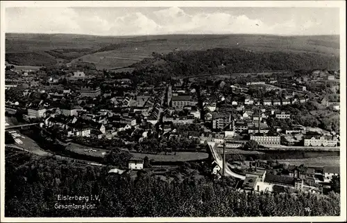 Ak Elsterberg im Vogtland, Panorama