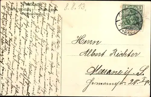 Ak Gera in Thüringen, Wege im Stadtwald