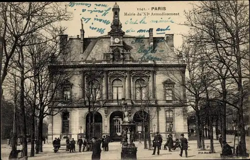 Ak Paris XI, Rathaus